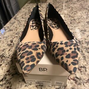 BP Leopard Flat Shoes